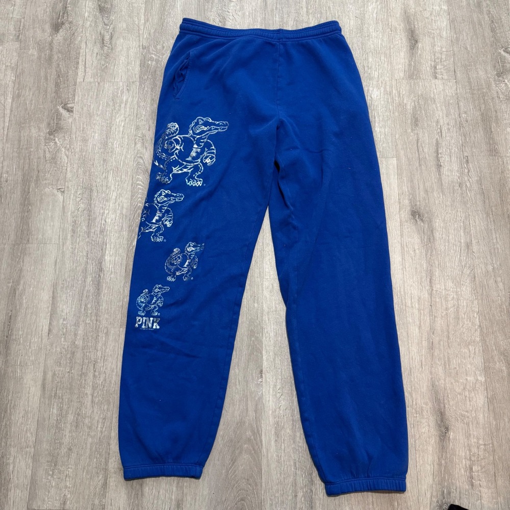 PINK Victoria's Secret Florida Gators Blue Sweatpants Joggers Womens Small UF